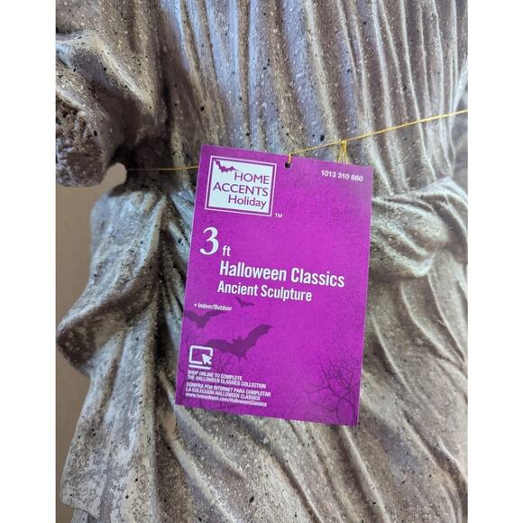 Home Accents Holiday 3 ft Halloween Classics Ancient Sculpture Porch Greeter New - Picture 7 of 9